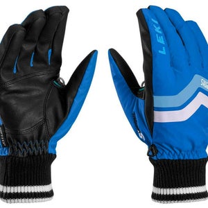 NEW $100 Leki Elements Osmium S Waterproof Ski Gloves Winter Mens Blue Black