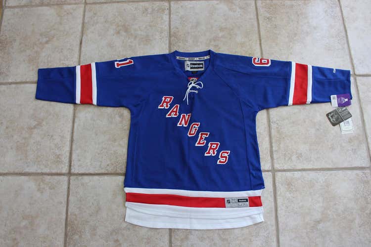NEW New York Rangers (HOME) Youth L/XL Reebok replica jersey #61 Rick Nash