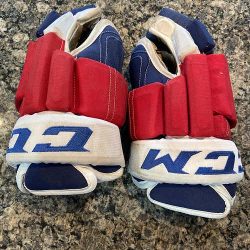 CCM Gloves Senior Pro Stock (Daniel Carcillo NY Rangers)