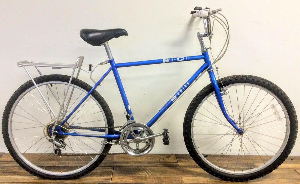 1985 Schwinn Neu Citi City Hybrid Bike 18" Large Shimano Canti Steel USA Charity 