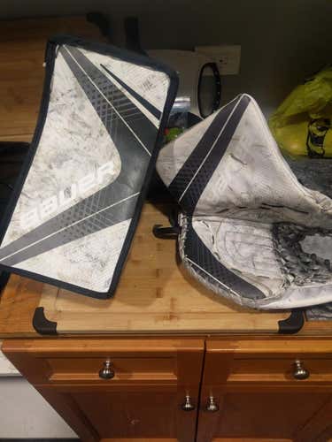 Bauer 1s/1x Budaj pro stock glove x900 blocker set