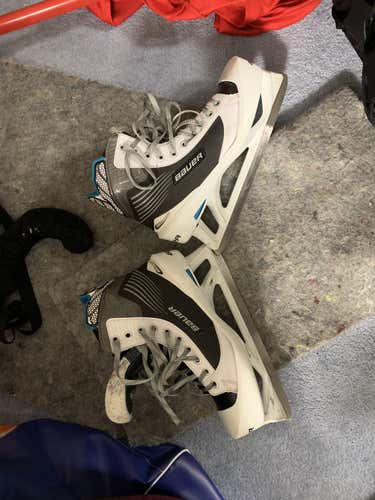 Bauer Reactor 2000 Hockey Goalie Skates Senior Size 9.5