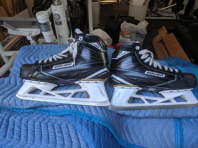 Bauer Supreme S190 Hockey Goalie Skates Senior Size 11
