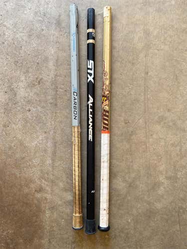 Used Carbon, stx alliance, warrior shaft Shaft (bundle Deal)