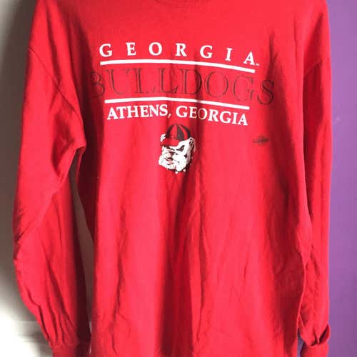 Vintage UGA Bulldogs Longsleeve Sz Medium Athens Shirt Adult