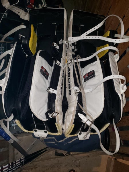 Bauer TotalOne NXG Goalie Full Set Regular Senior Pro Stock JR A Custom used 25 times only