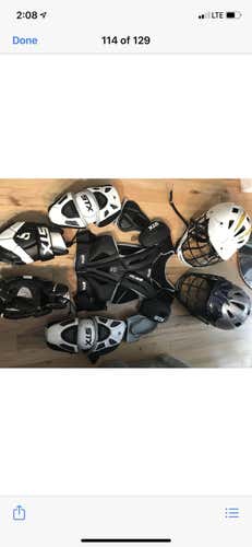 Lacrosse Equipment Chest Elbow Gloves Only
