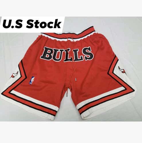 NWT Men’s NBA Chicago Bulls Fully Stitched Shorts