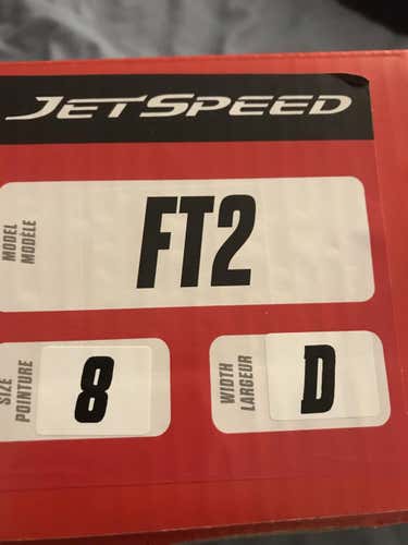 New CCM JetSpeed FT2 Hockey Skates Senior Size 8