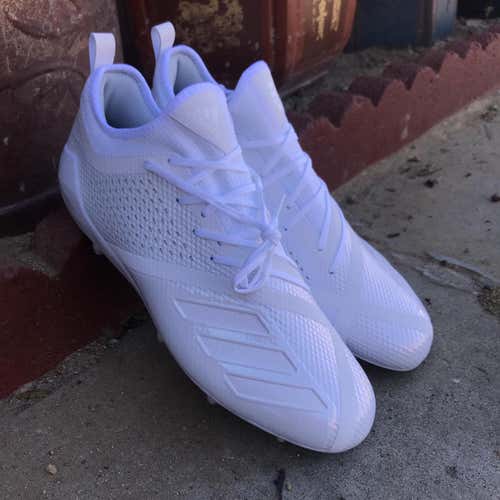 New Size 14 White Adizero 5 Star 7.0 Cleats