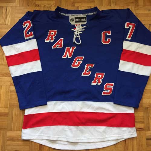 Ryan McDonagh New York Rangers Reebok Size 50 Fight Strap Jersey