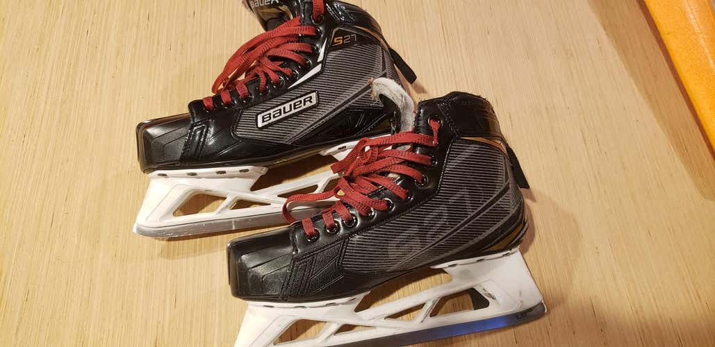 Bauer Supreme S27 Hockey Goalie Skates Senior Size 7.5