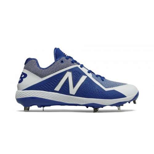 New Balance Metal Baseball Cleats - Royal Blue White - Size 12.5 L4040TB4