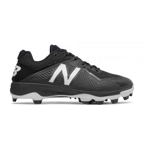 New Balance Molded Baseball Softball Cleats - Black - Size 6 - PL4040K4