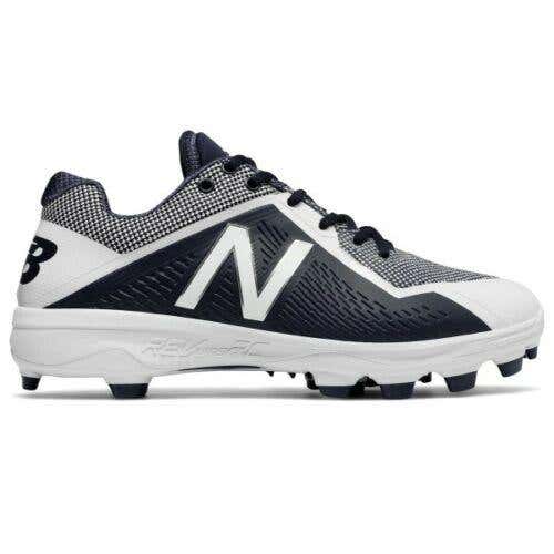 New Balance Molded Baseball Softball Cleats - Navy Blue White - Size 10.5 - PL4040N4