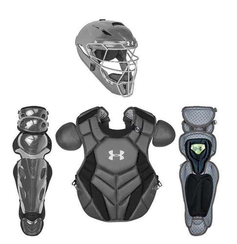 Under Armour Pro 4 Youth 10-12 Catchers Gear Set UACKCC4-JRP - Graphite