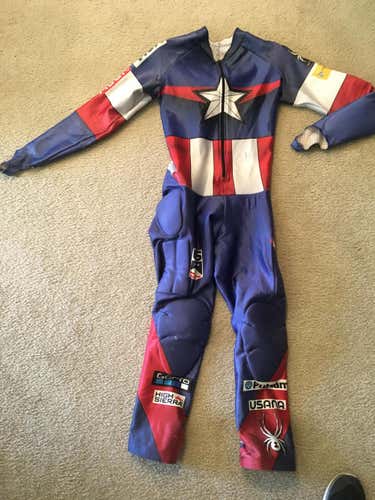 Spyder Captain America USST World Cup GS Suit  XL
