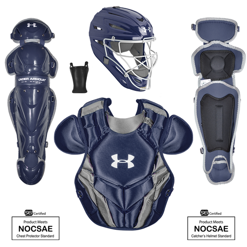 Under Armour Intermediate 13-16 Converge Victory Series Catchers Gear Set - Navy Blue