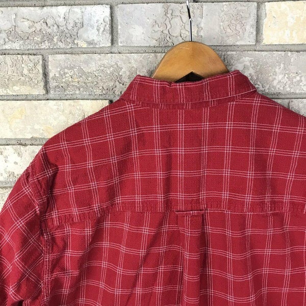 Vintage 90s POLO RALPH LAUREN Check Plaid Flannel Button Up Shirt M Big  Shirt