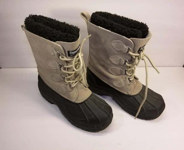 EUC Solomon/Quest Suede & Rubber Snow Boots 6 Mens/7 Womens