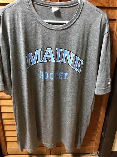 Maine Hockey Short Sleeve Mens Large New