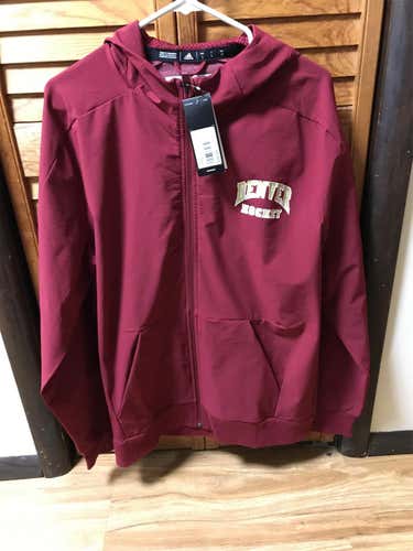 Adidas Squad Woven F/Z  Denver University Pios Hoody Jacket Mens Large NWT