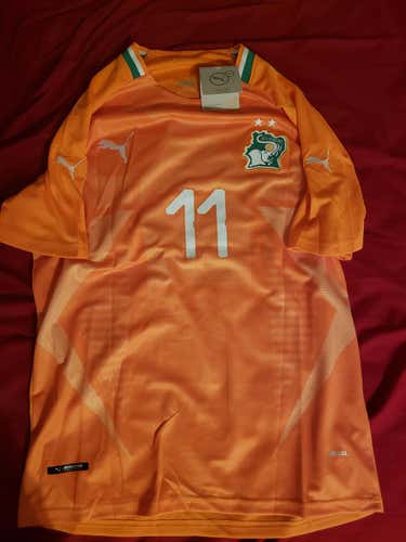NEW 2018 Ivory Coast jersey #11 Didier Drogba