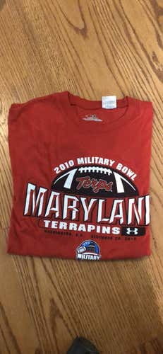 Maryland Military Bowl Men's Large Under Armour Shirt Adult