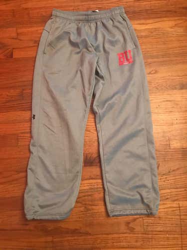 Boston University Men's Lacrosse Large Under Armour Cold Gear Sweatpants