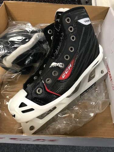 New CCM RBZ 70 Hockey Goalie Skates Junior Size 2