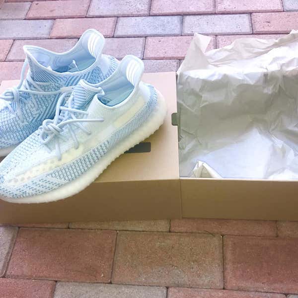 adidas gazelle silver green womens Shop White Mens adidas Yeezy Boost 350 V2 Lace Up Sneakers – Shoebacca main image 1