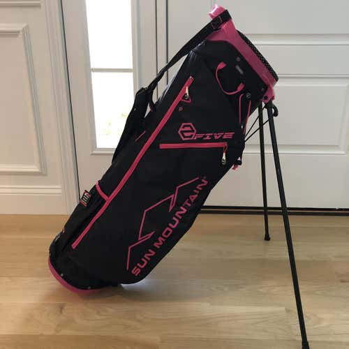 Sun Mountain 2.5 Stand Bag - Black/Pink - Brand New