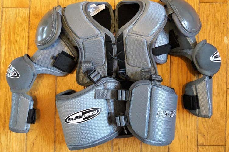 Youth shoulder pads, rib guards, bi cep pads Combo deal for @Lomast