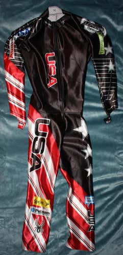 Men's US Ski Team Spyder Downhill suit *Ski race* EXCELLENT condition, XL Extra Large Speed suit