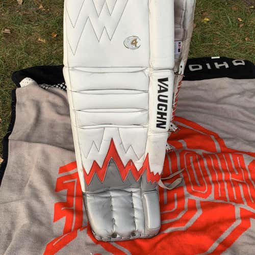 36x1.5”Cam Ward Pro StockVelocity V5 Goalie Leg Pads Senior Pro Stock
