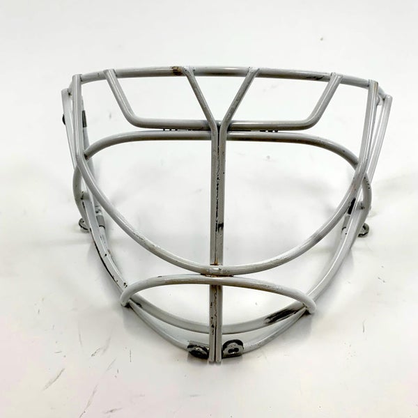 Used | All White Bauer Rprofile X NC Goalie Cage | Senior | #C11