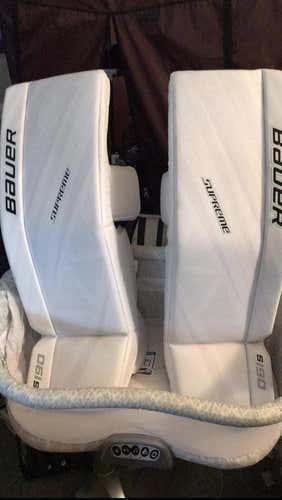New Bauer S190 Goalie Leg Pads Senior