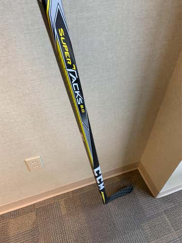 Super Tacks 2.0 Hockey Stick Lefty Toe Senior Pro Stock