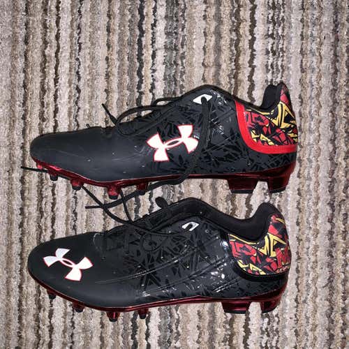 Univ. Maryland Game Worn B1G Black Cleats