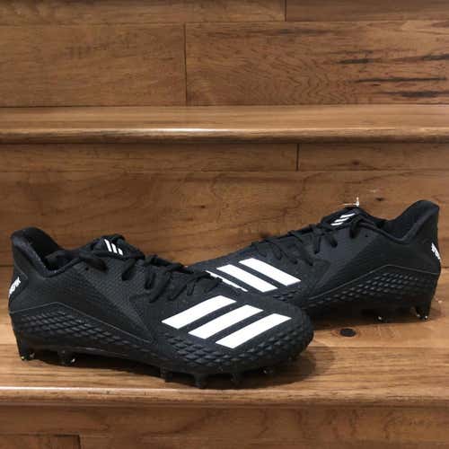 AdAdidas Freak X Carbon Low Football Cleats Black White Size 10 B37099