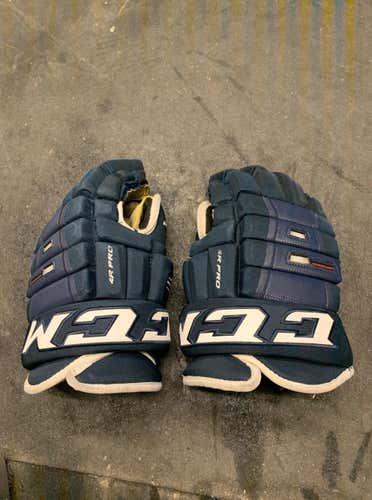 CCM 4 Roll Pro Gloves sz 14