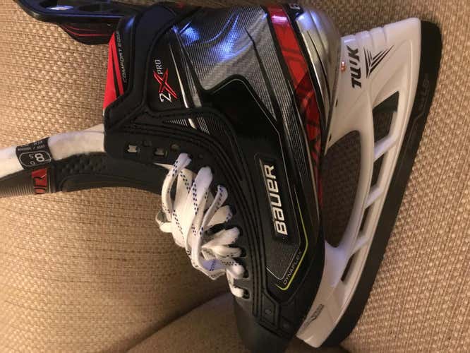 Bauer 2X Pro Hockey Skates Senior Size 8.5 USED ONCE!!