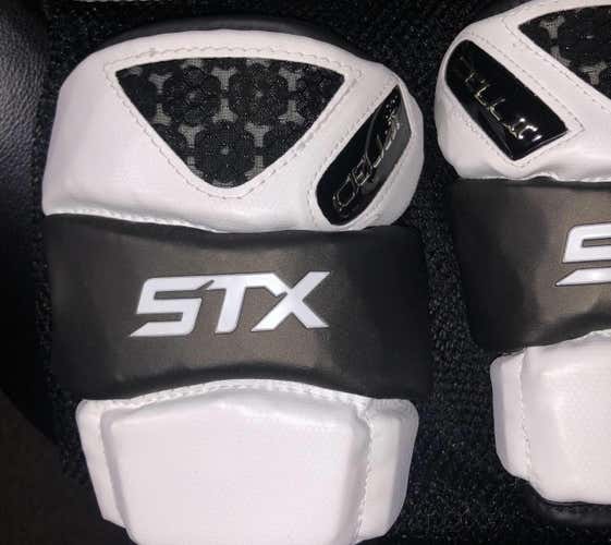 New Stx Small Cell II Arm Pads Elbow Pads NWT Black Lacrosse LAX