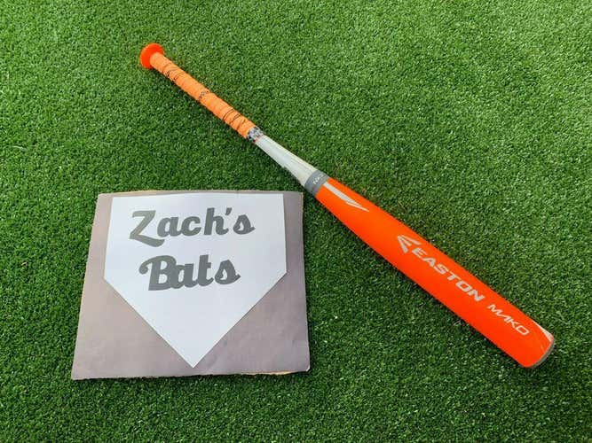 EASTON MAKO YB15MK 30 19 USSSA BASEBALL BAT EUC Orange White 2 1/4
