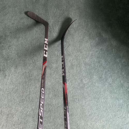 (2-Pack) New CCM Jetspeed prostock team Sticks