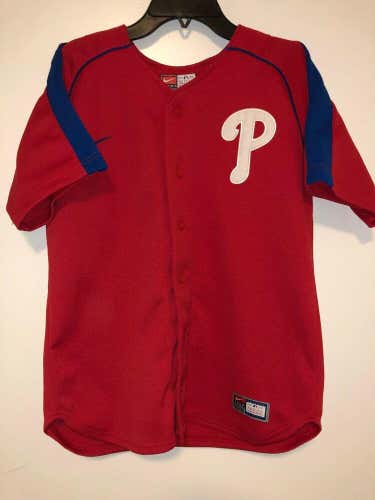 Chase Utley Philadelphia Phillies Nike Stiched Baseball Jersey Youth Size Medoum