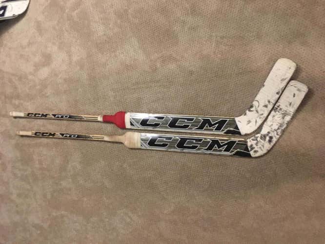 2 CCM Pro Goalie Sticks Regular Senior