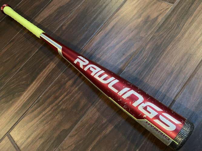 Rawlings VELO Hybrid BBCOR Baseball Bat ~ 32/29 w/ New Lizard Skins Neon grip