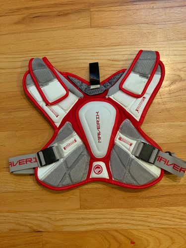 Maverik Maybach Deuce Shoulder Pads Red, XL