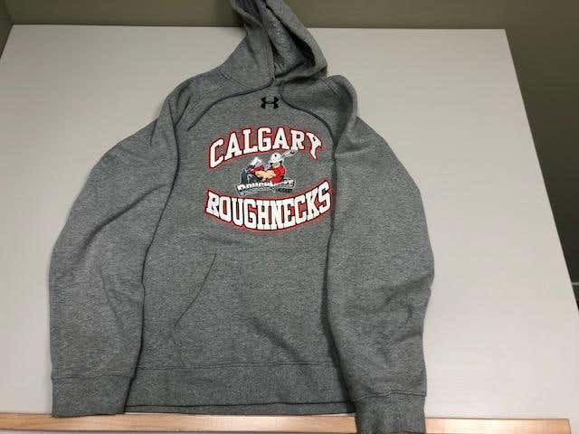 NLL Calgary Roughnecks Men's Large Under Armour Sweatshirt Adult